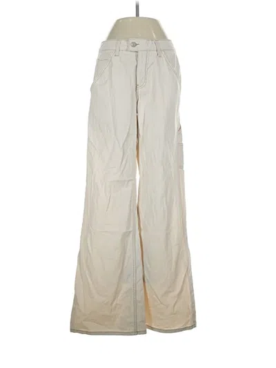 Pre-owned Forever 21 Cargo Pants In Tan