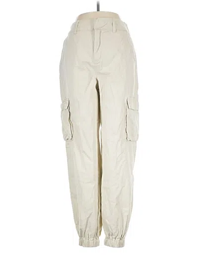 Pre-owned Forever 21 Cargo Pants In White
