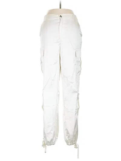 Pre-owned Forever 21 Cargo Pants In White