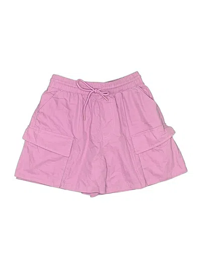Pre-owned Forever 21 Cargo Shorts In Pink