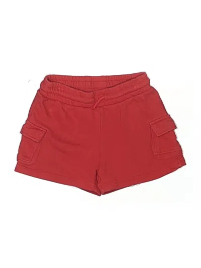 Pre-owned Forever 21 Kids' Cargo Shorts In Red