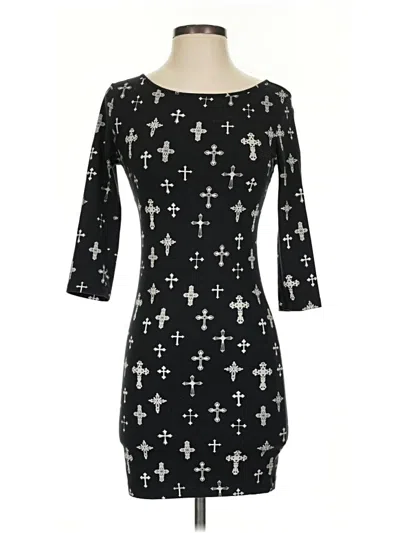 Pre-owned Forever 21 Casual Dress In Black