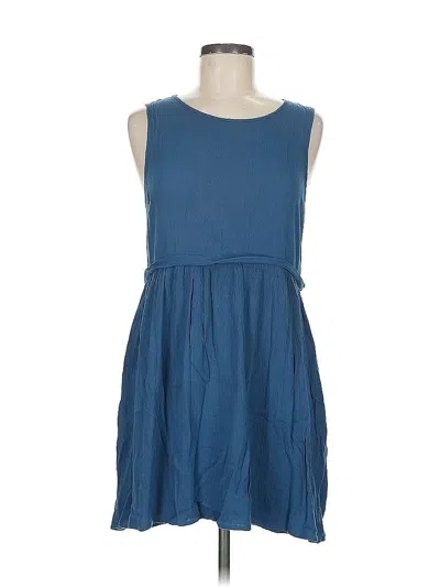 Pre-owned Forever 21 Casual Dress In Blue