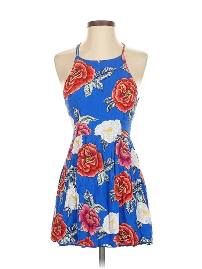 Pre-owned Forever 21 Casual Dress In Blue