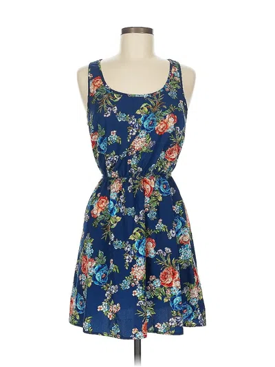 Pre-owned Forever 21 Casual Dress In Blue