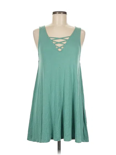 Pre-owned Forever 21 Casual Dress In Blue