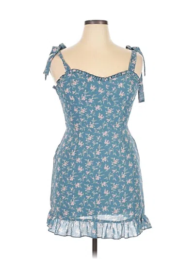 Pre-owned Forever 21 Casual Dress In Blue