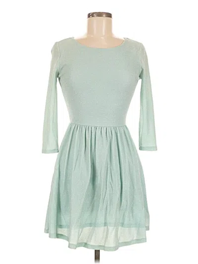 Pre-owned Forever 21 Casual Dress In Blue