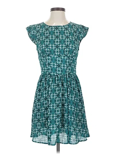 Pre-owned Forever 21 Casual Dress In Blue