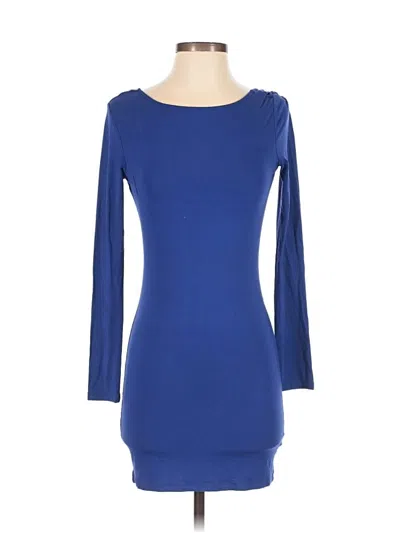 Pre-owned Forever 21 Casual Dress In Blue