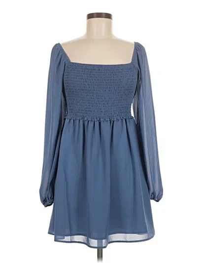 Pre-owned Forever 21 Casual Dress In Blue