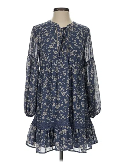 Pre-owned Forever 21 Casual Dress In Blue