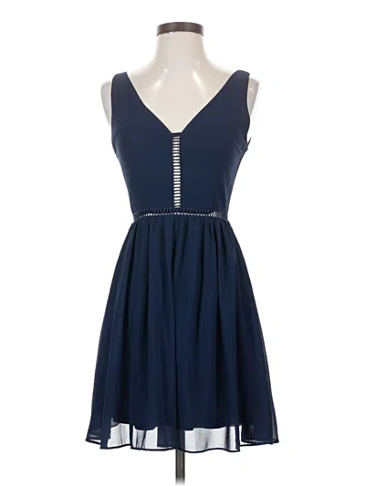 Pre-owned Forever 21 Casual Dress In Blue