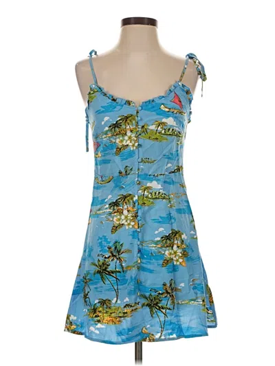 Pre-owned Forever 21 Casual Dress In Blue