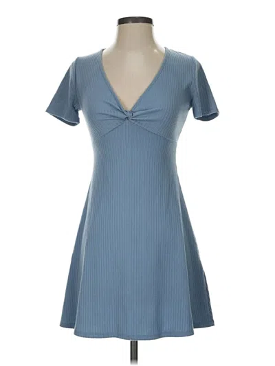 Pre-owned Forever 21 Casual Dress In Blue