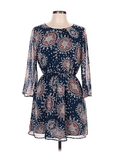 Pre-owned Forever 21 Casual Dress In Blue