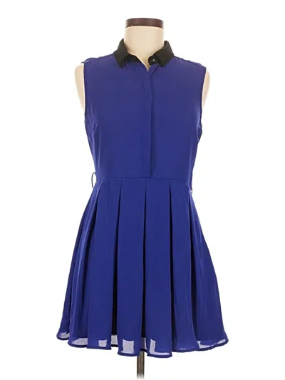 Pre-owned Forever 21 Casual Dress In Blue
