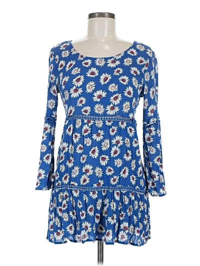 Pre-owned Forever 21 Casual Dress In Blue
