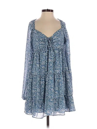 Pre-owned Forever 21 Casual Dress In Blue