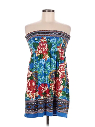 Pre-owned Forever 21 Casual Dress In Blue