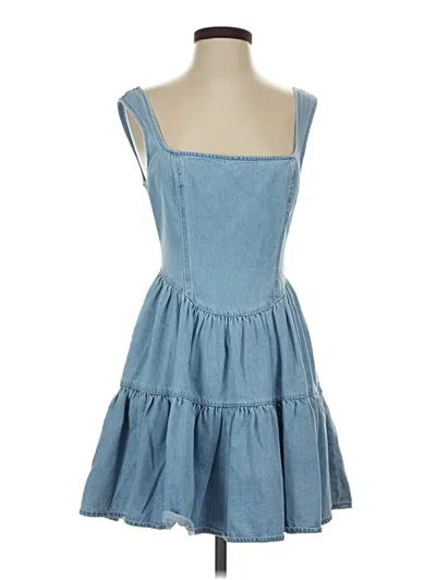 Pre-owned Forever 21 Casual Dress In Blue