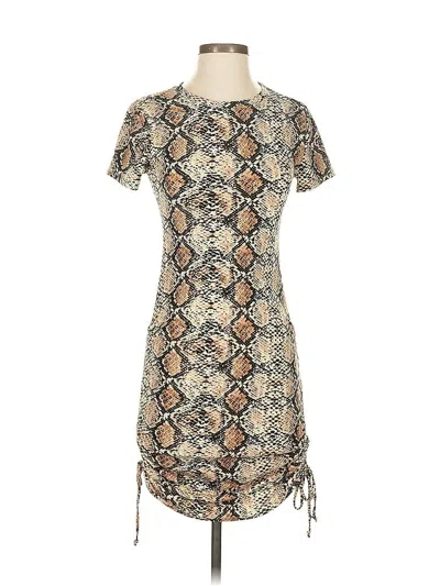 Pre-owned Forever 21 Casual Dress In Brown