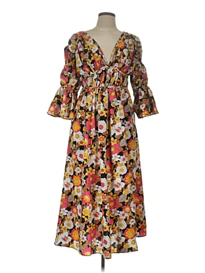 Pre-owned Forever 21 Casual Dress In Brown