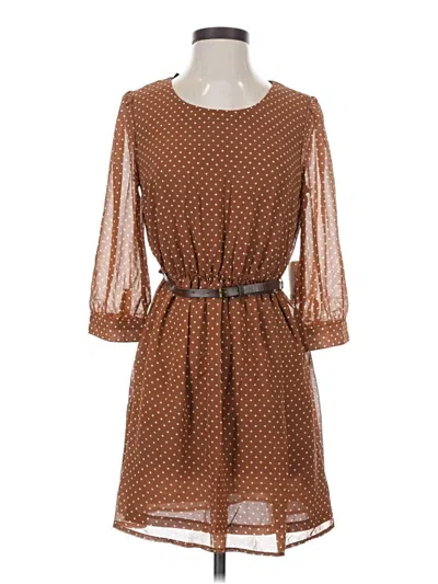 Forever 21 Casual Dress In Brown