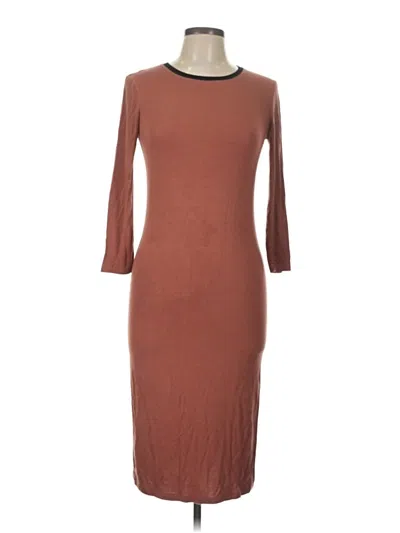 Pre-owned Forever 21 Casual Dress In Brown