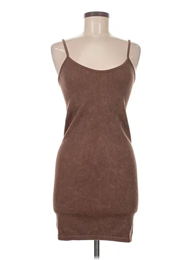 Pre-owned Forever 21 Casual Dress In Brown