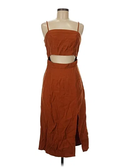Pre-owned Forever 21 Casual Dress In Brown