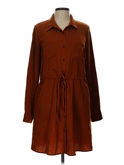 Pre-owned Forever 21 Casual Dress In Brown