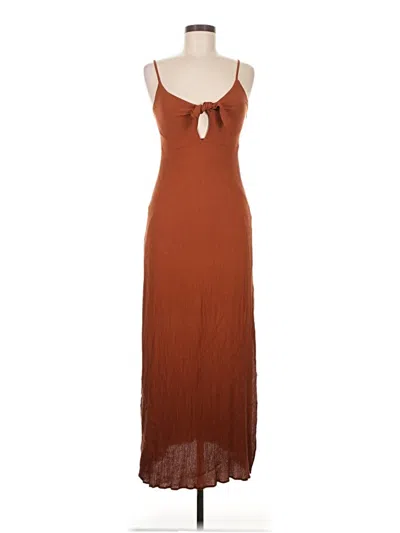 Pre-owned Forever 21 Casual Dress In Brown