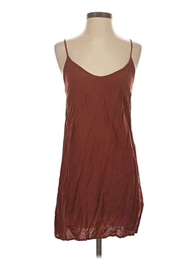 Pre-owned Forever 21 Casual Dress In Brown