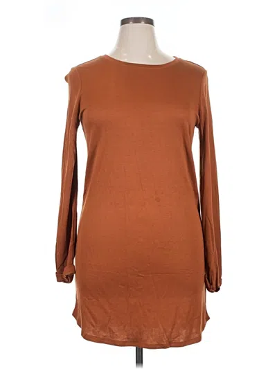Pre-owned Forever 21 Casual Dress In Brown