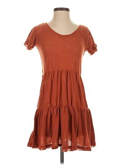 Pre-owned Forever 21 Casual Dress In Brown