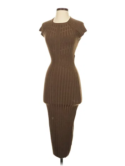 Pre-owned Forever 21 Casual Dress In Brown