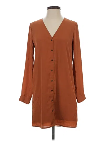 Pre-owned Forever 21 Casual Dress In Brown