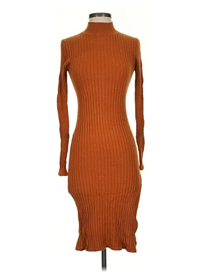 Pre-owned Forever 21 Casual Dress In Brown