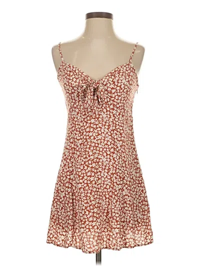 Pre-owned Forever 21 Casual Dress In Brown