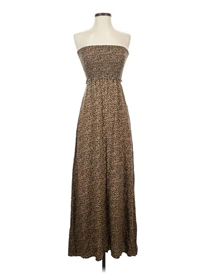 Pre-owned Forever 21 Casual Dress In Brown