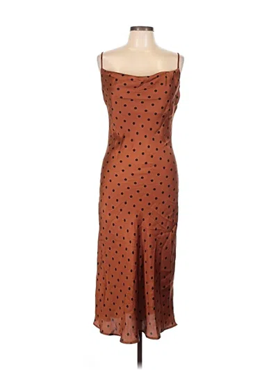 Pre-owned Forever 21 Casual Dress In Brown