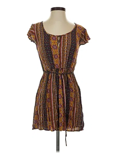 Pre-owned Forever 21 Casual Dress In Brown