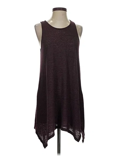 Pre-owned Forever 21 Casual Dress In Burgundy