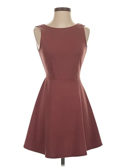 Forever 21 Casual Dress In Burgundy