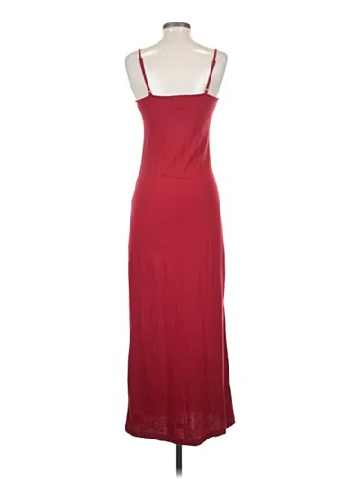 Pre-owned Forever 21 Casual Dress In Burgundy