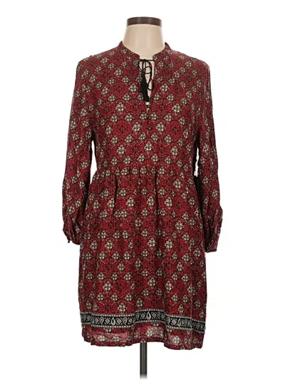 Forever 21 Casual Dress In Burgundy