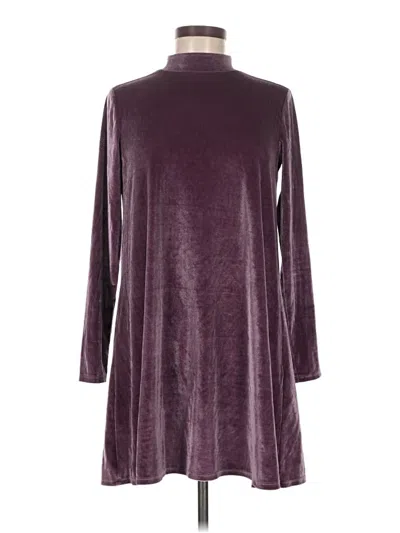 Pre-owned Forever 21 Casual Dress In Burgundy