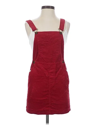 Pre-owned Forever 21 Casual Dress In Burgundy