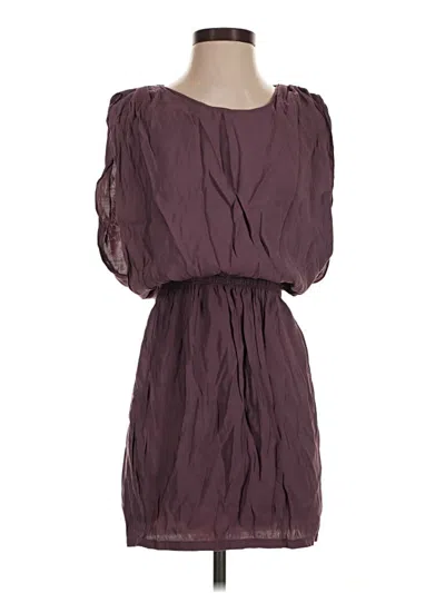 Pre-owned Forever 21 Casual Dress In Burgundy